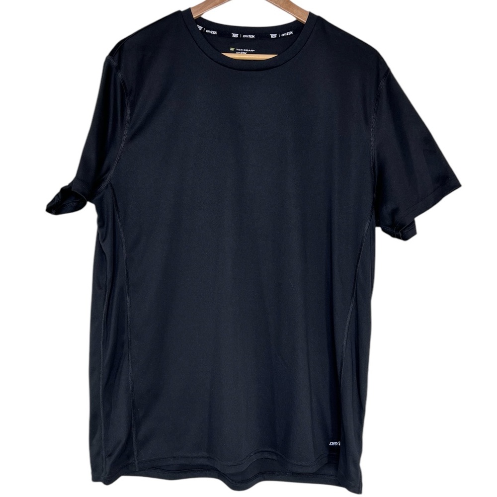 TekGear Drytek Short Sleeve Activewear Tee Black Size X-large